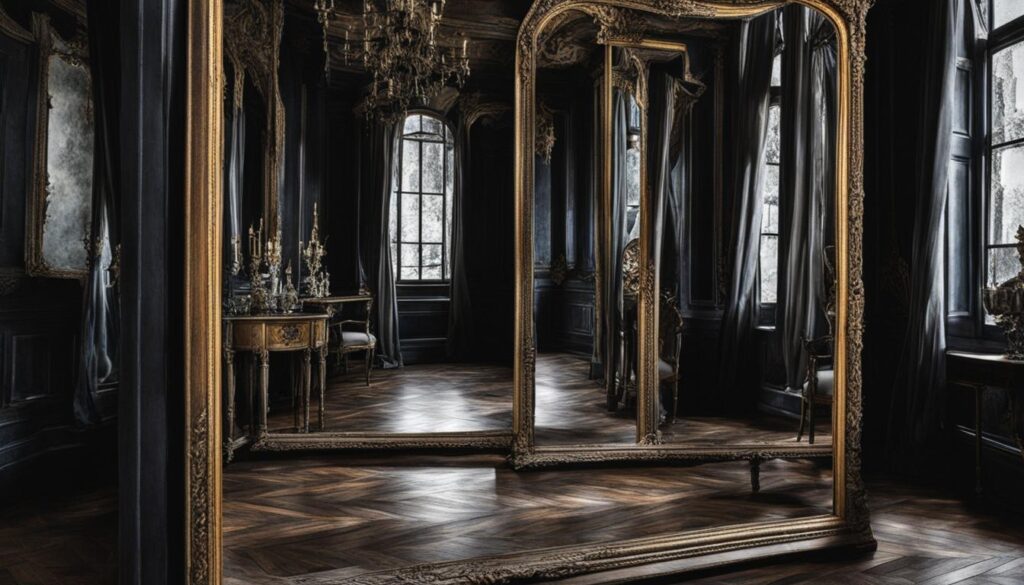 est-ce de la malchance d'avoir des miroirs face à face