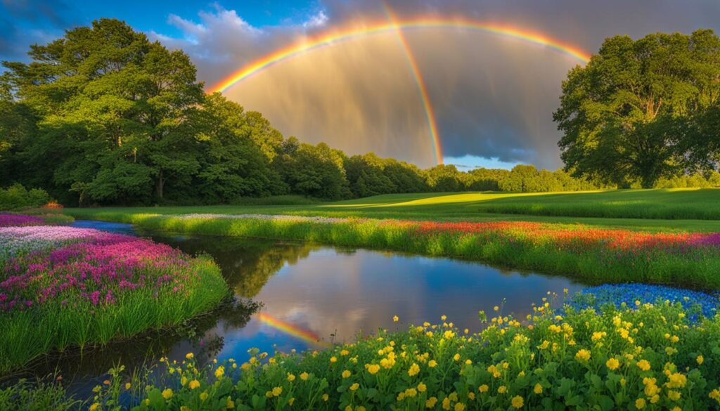 est-ce un signe de bonne chance de voir un arc-en-ciel double