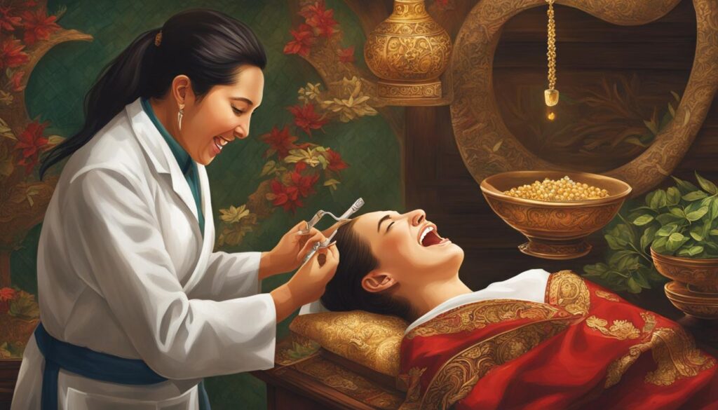 Extraction traditional dent de sagesse porte bonheur