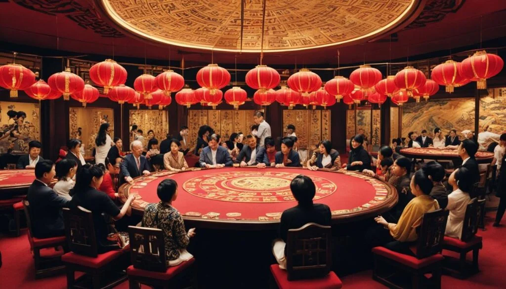Jeux de hasard durant les célébrations du Nouvel An chinois