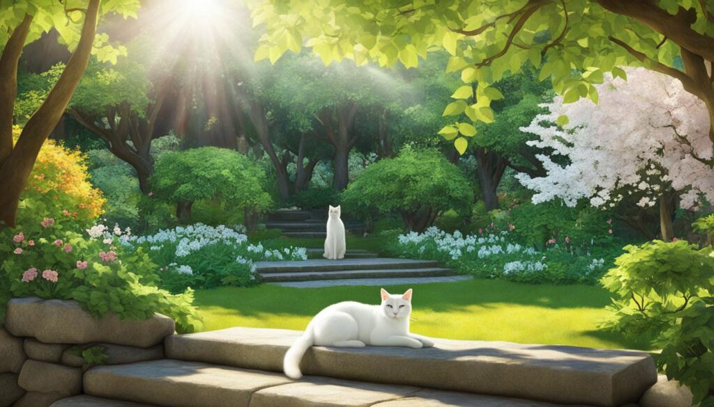 Rencontre avec un chat blanc porte-chance Rencontre avec un chat blanc porte-chance