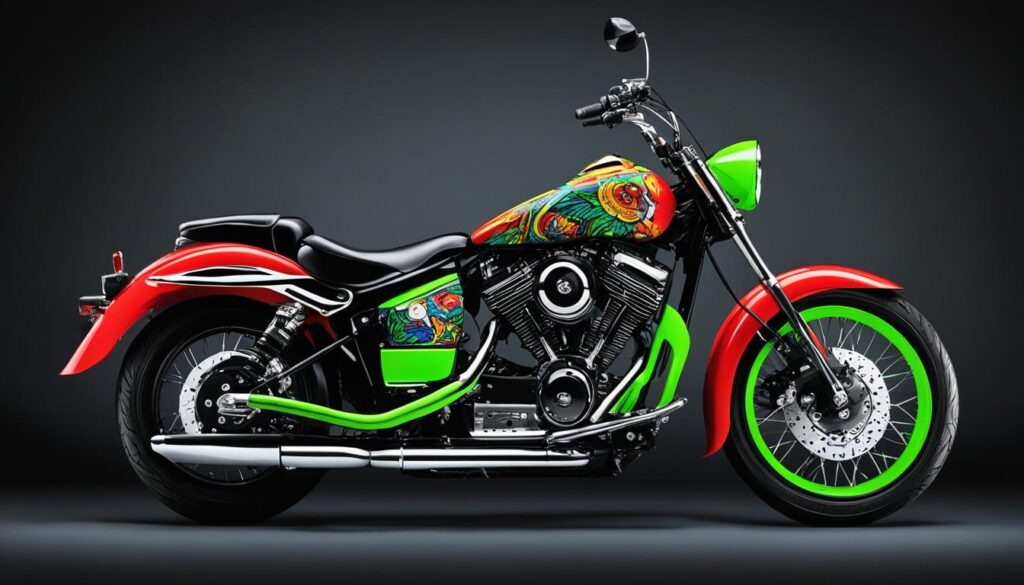 Symbolique des couleurs des motos