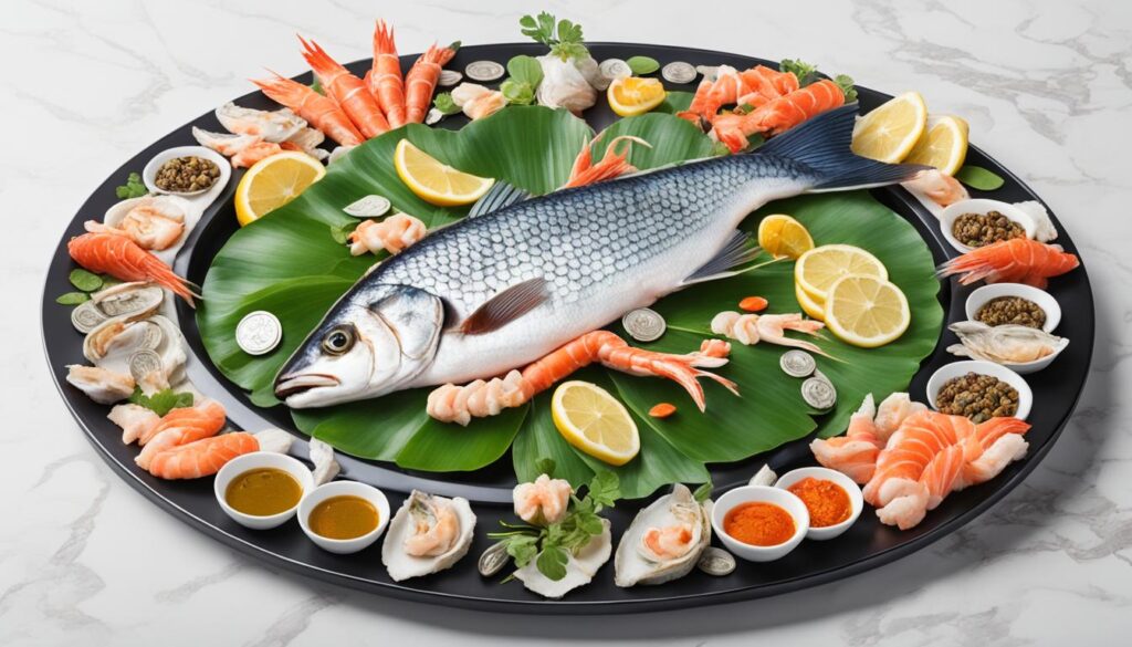 Tradition de manger du poisson à nouvel an pour la bonne fortune