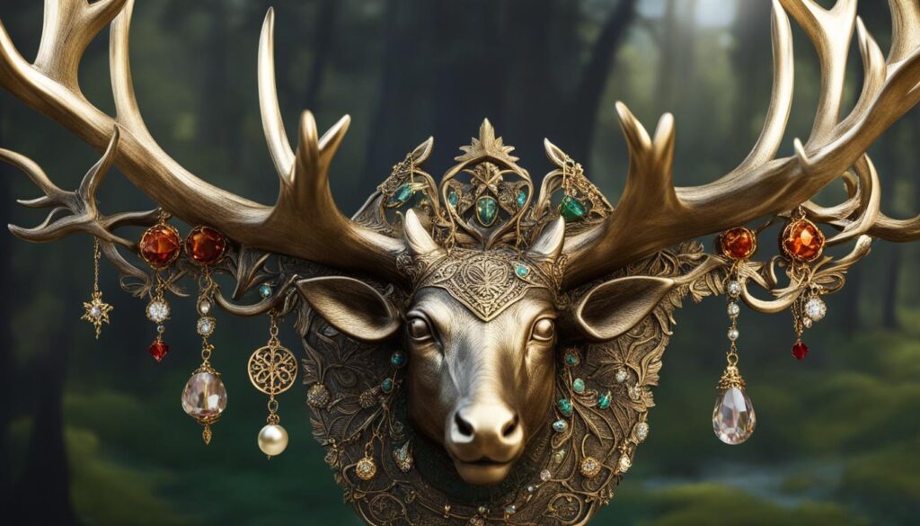 bois de cerf porte-bonheur