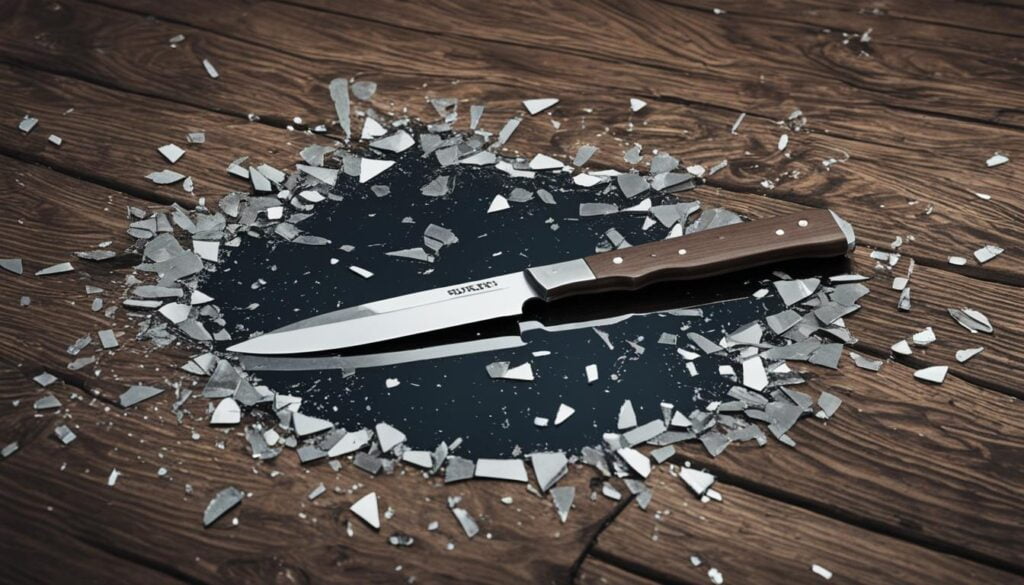 détruire un couteau mythe