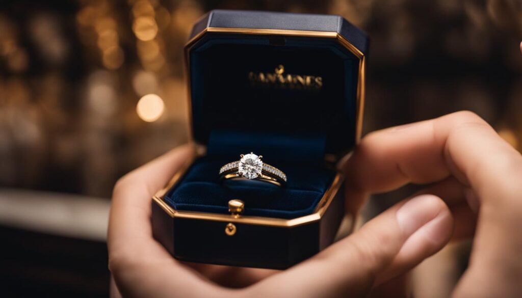 est-ce de la malchance d'acheter une bague à sa copine