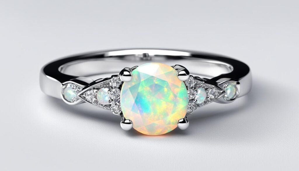 est-ce de la malchance d'avoir une bague de fiançailles en opale