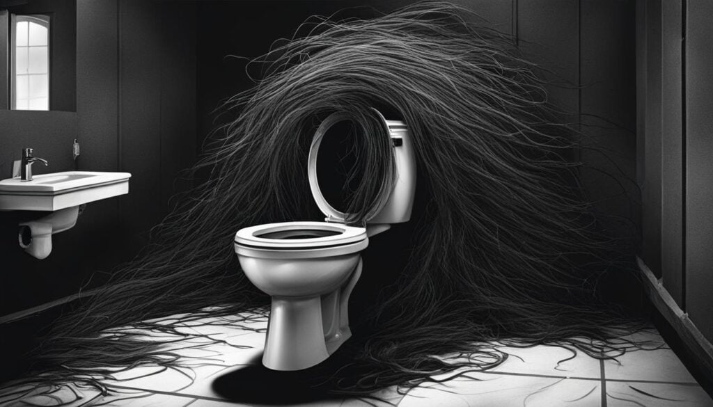 est-ce de la malchance de jeter des cheveux dans les toilettes