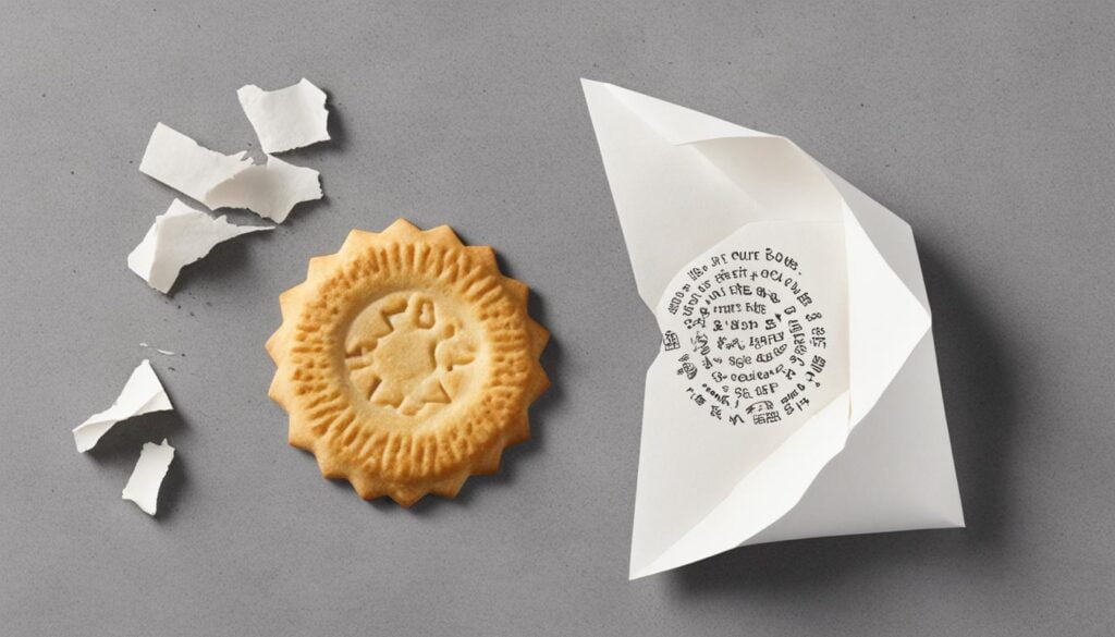 est-ce de la malchance de jeter un biscuit de la fortune