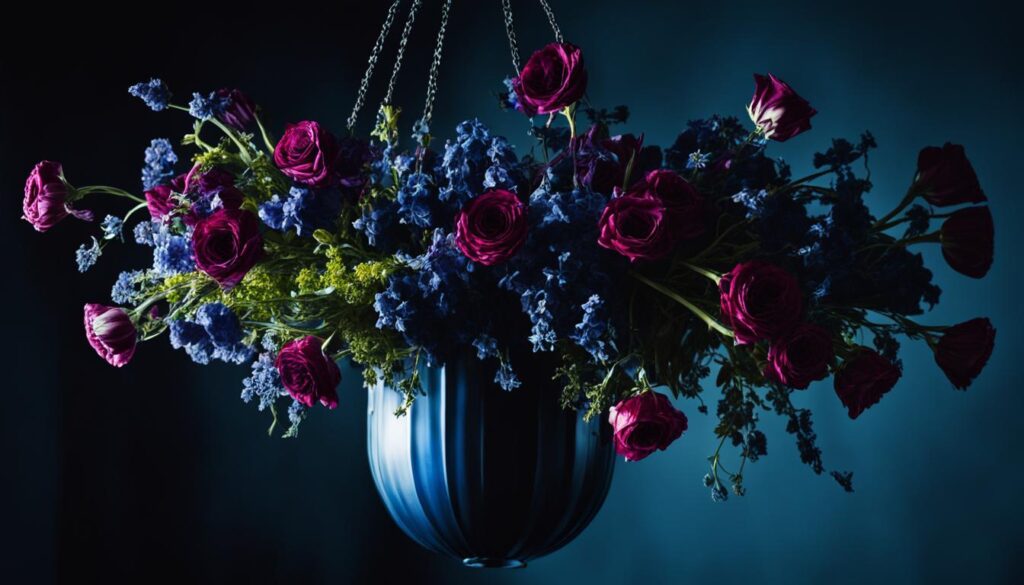 est-ce de la malchance de suspendre des fleurs à l'envers