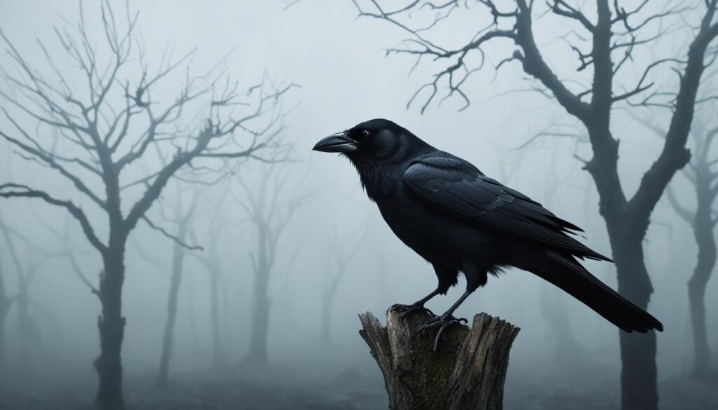 est-ce de la malchance de voir un corbeau noir