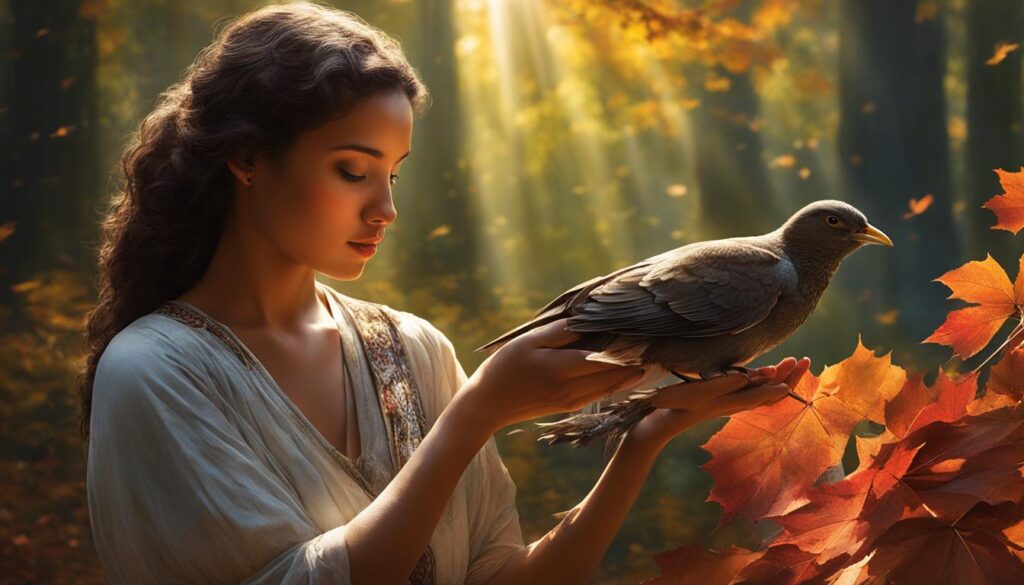 est-ce que c'est de la chance d'aider un oiseau blessé