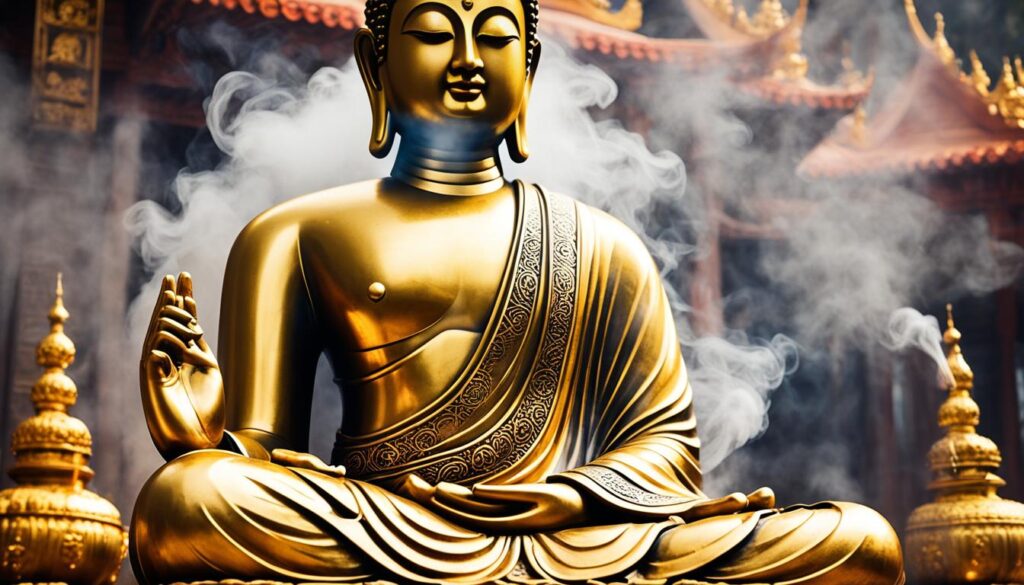 est-ce que c'est de la chance de frotter le ventre du Bouddha