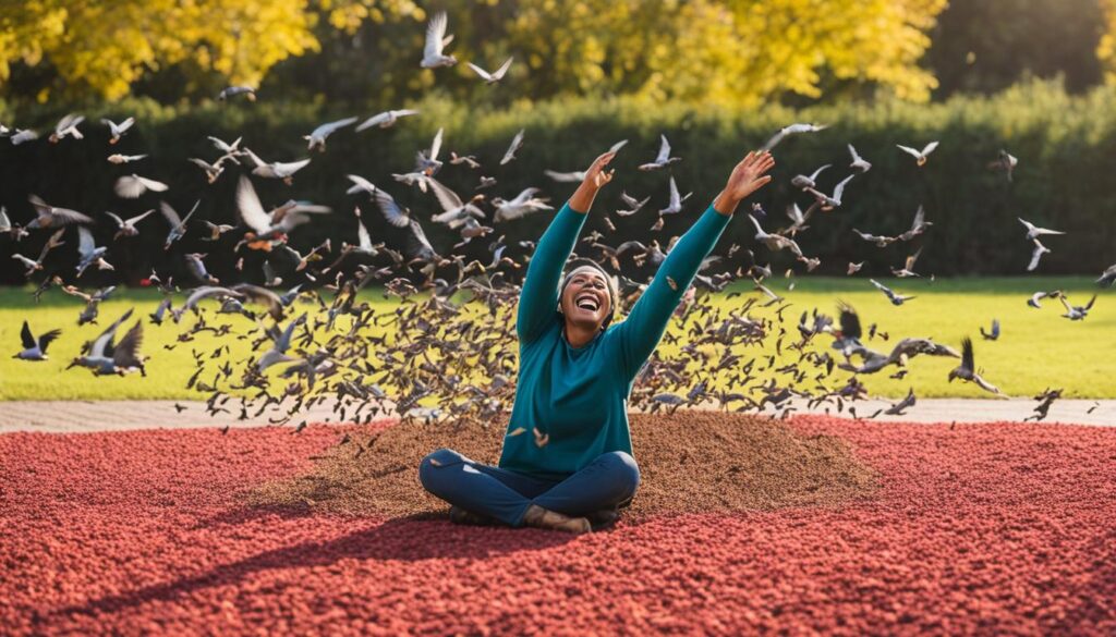 est-ce que c'est de la chance de nourrir les oiseaux