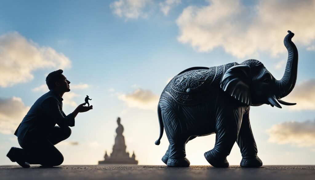 est-ce que c'est de la chance de recevoir un éléphant