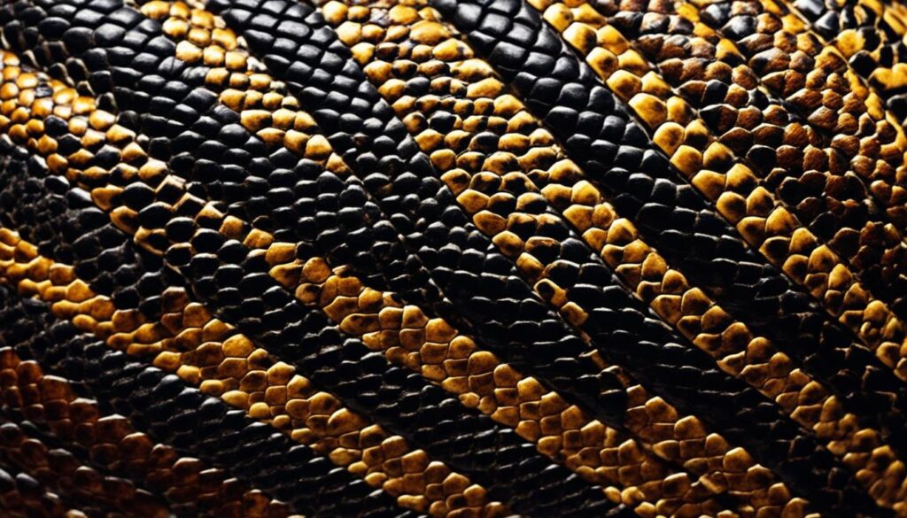 est-ce que c'est de la chance de voir de la peau de serpent