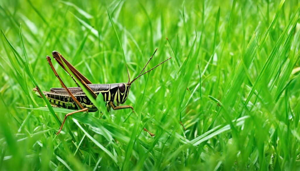 est-ce que c'est de la chance de voir une sauterelle