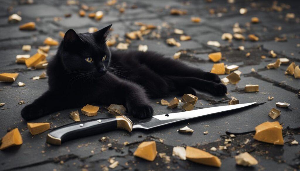 est-ce que c'est de la malchance de détruire un couteau