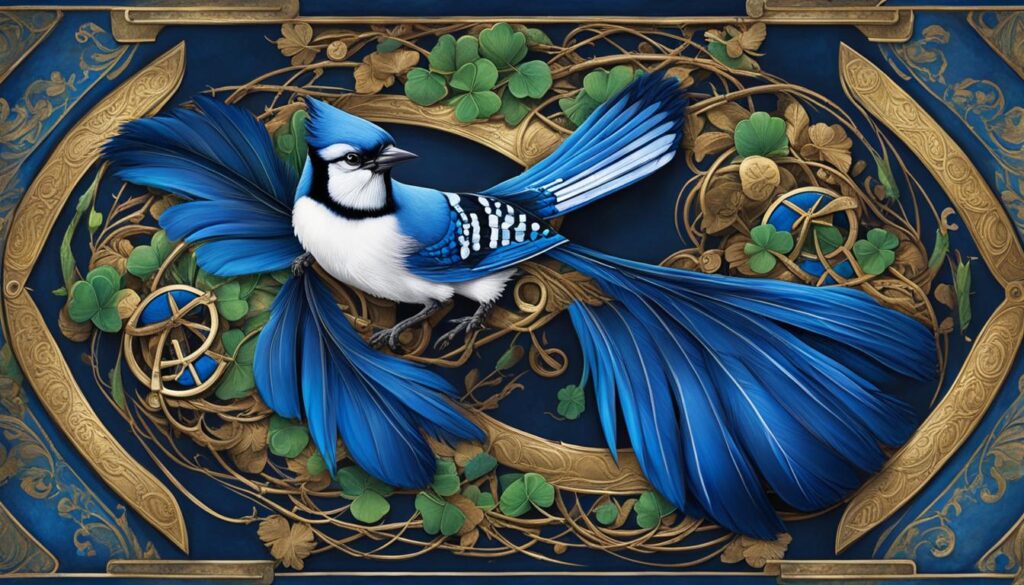 est-ce un signe de chance de trouver une plume de geai bleu