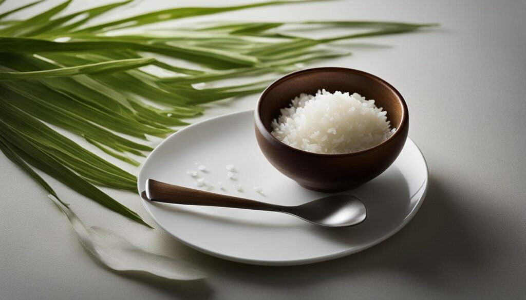 mise en scène d'une cuillère dans le riz mise en scène d'une cuillère dans le riz