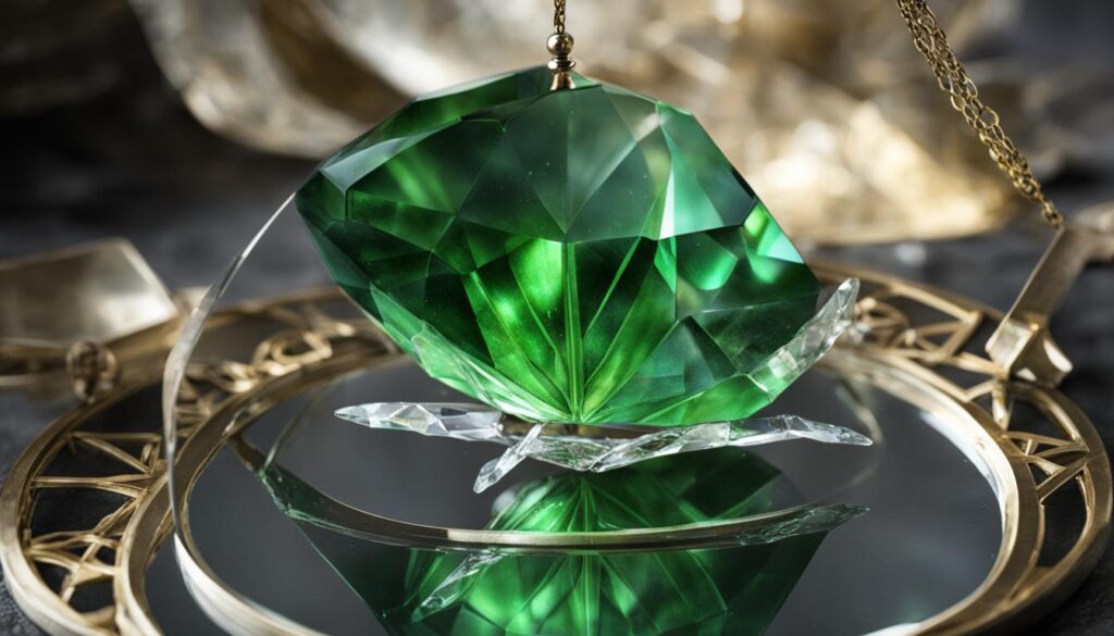 pendule de cristal et malchance