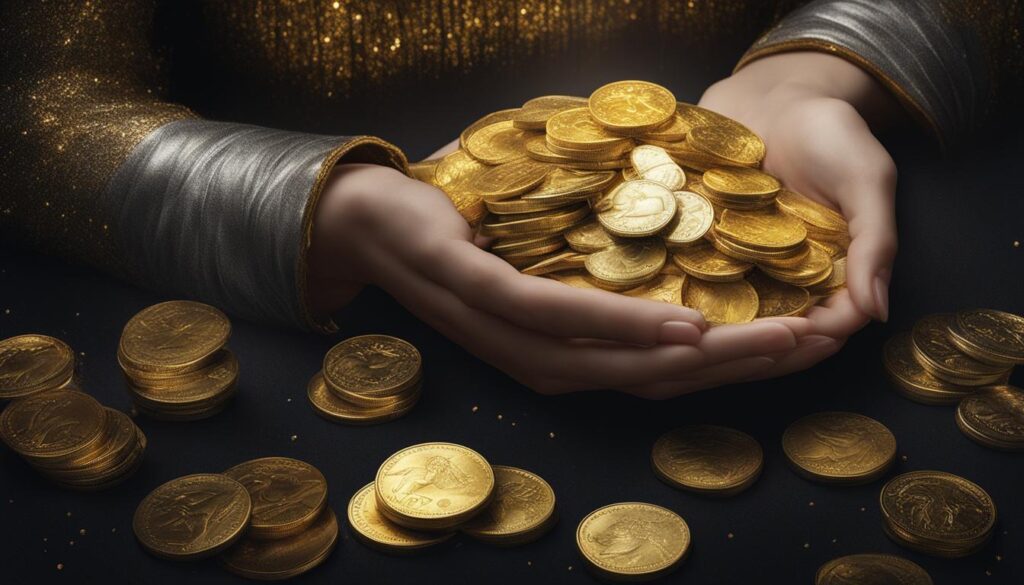 porter argent et or ensemble porte malheur