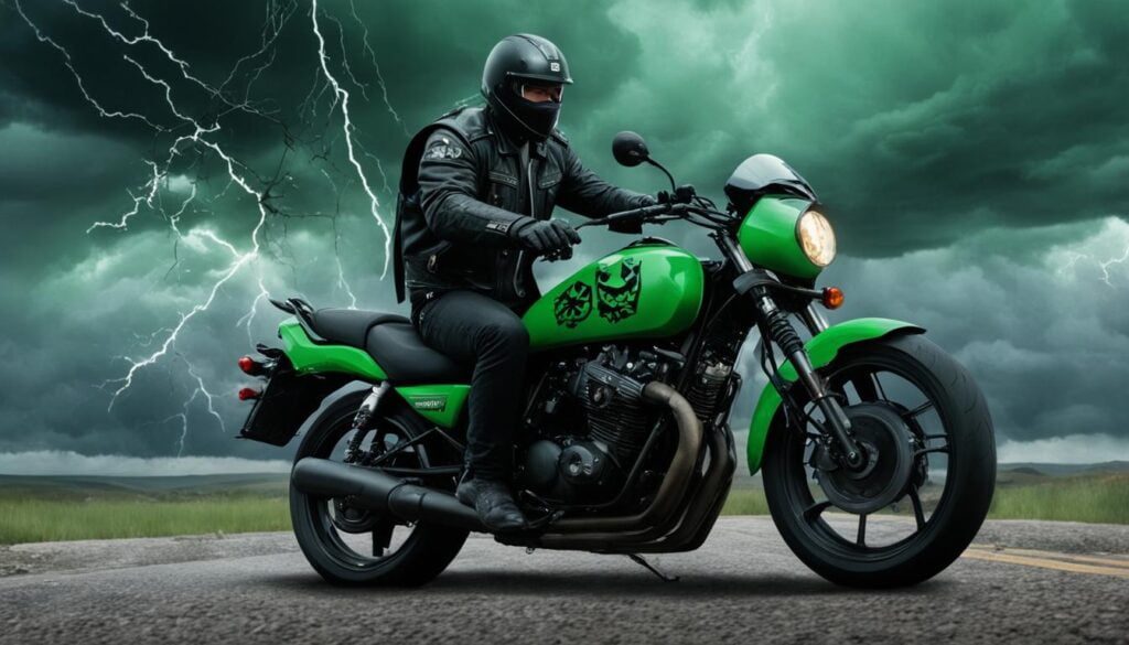 pourquoi est-il de mauvaise chance de peindre une moto en vert