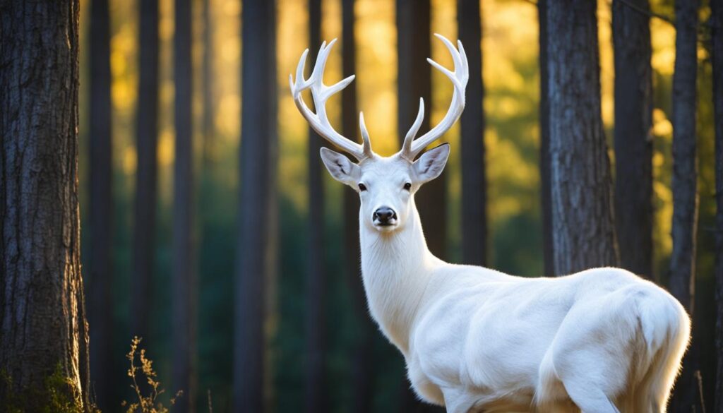 rencontre émouvante avec un cerf albinos rencontre émouvante avec un cerf albinos