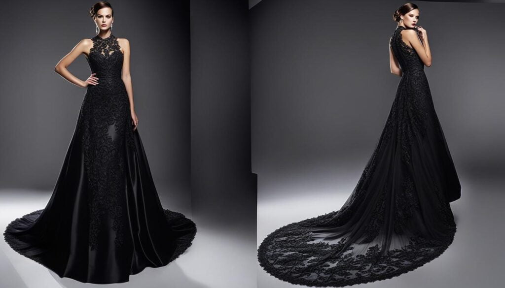 robe de mariée noire tendance chic robe de mariée noire tendance chic