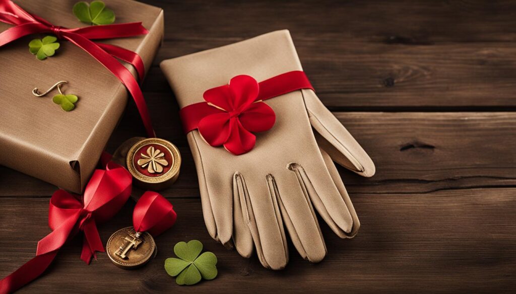 une paire de gants en cadeau une paire de gants en cadeau