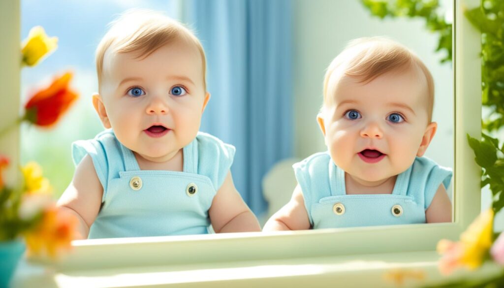 bébé miroir chance