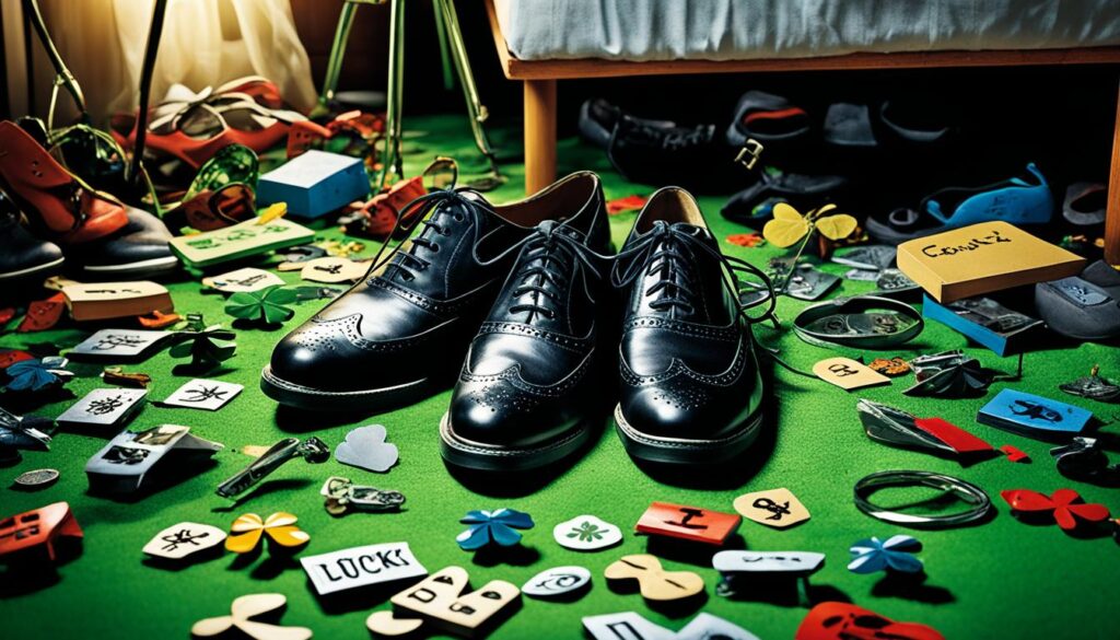 est-ce de la malchance de mettre des chaussures sous le lit