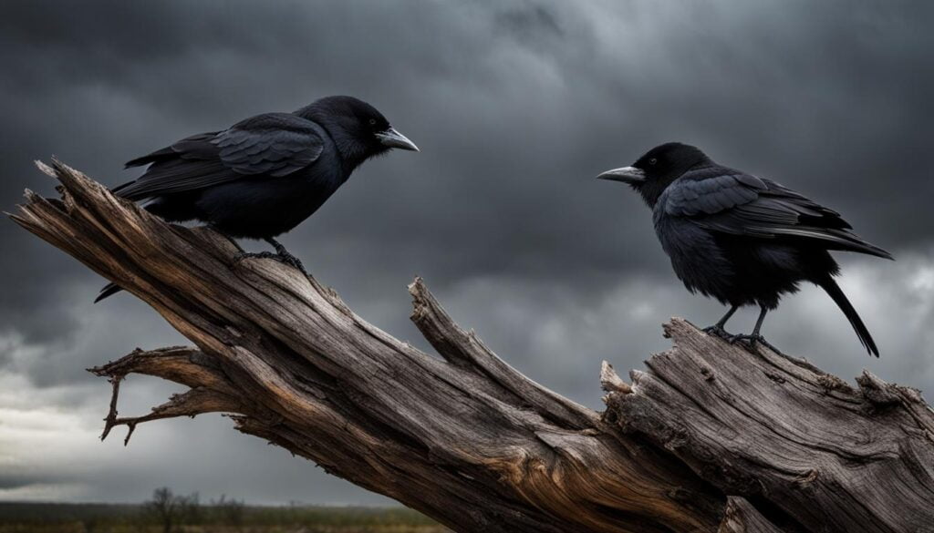 est-ce de la malchance de voir 2 corbeaux