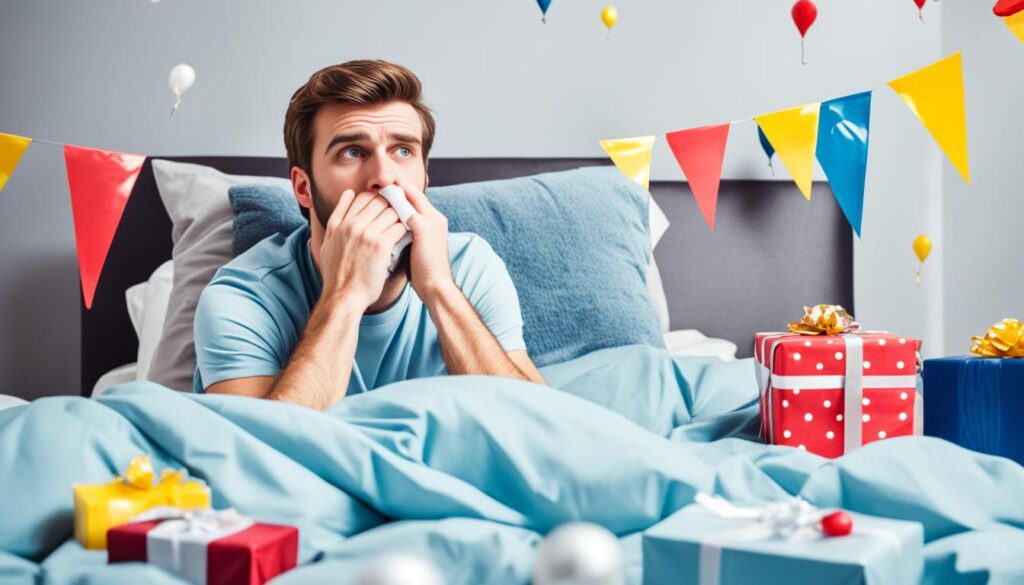 est-ce de la malchance d'être malade le jour de son anniversaire