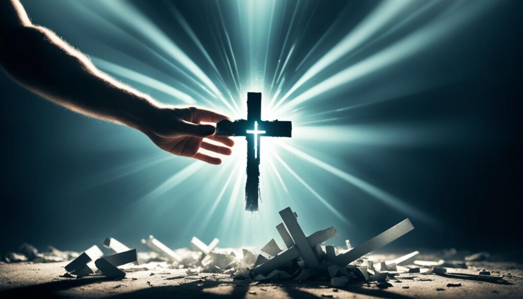 porter malheur de casser une croix