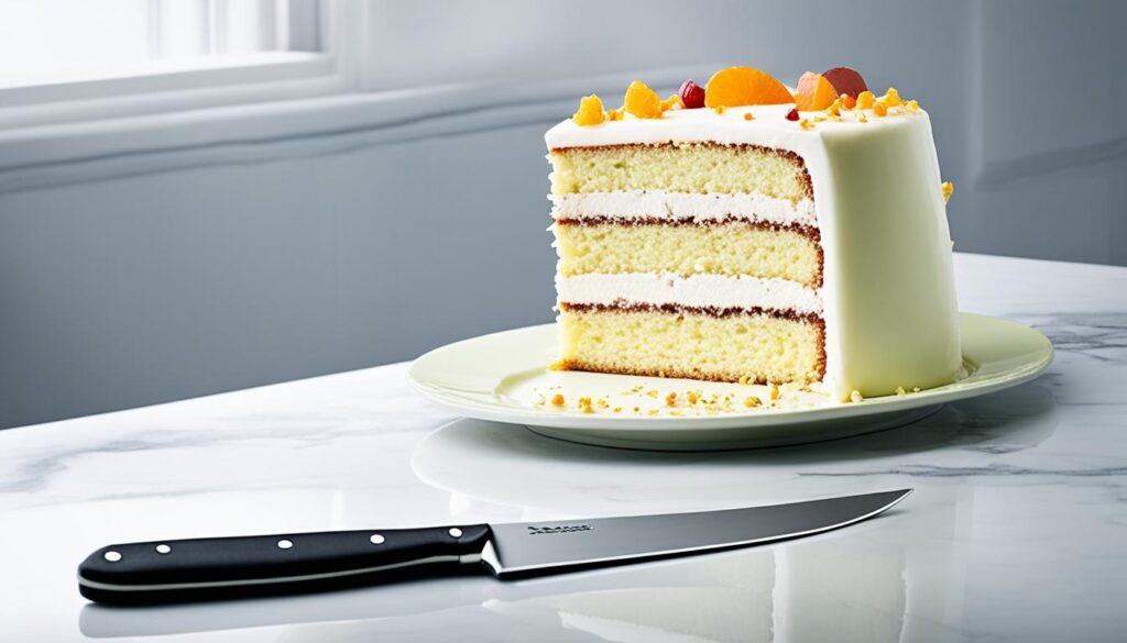 porter malheur de poignarder un gâteau