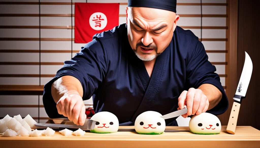 pourquoi est-il de mauvaise chance de couper le kagami mochi