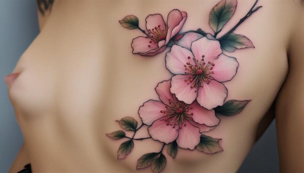 signification tatouage fleur de cerisier