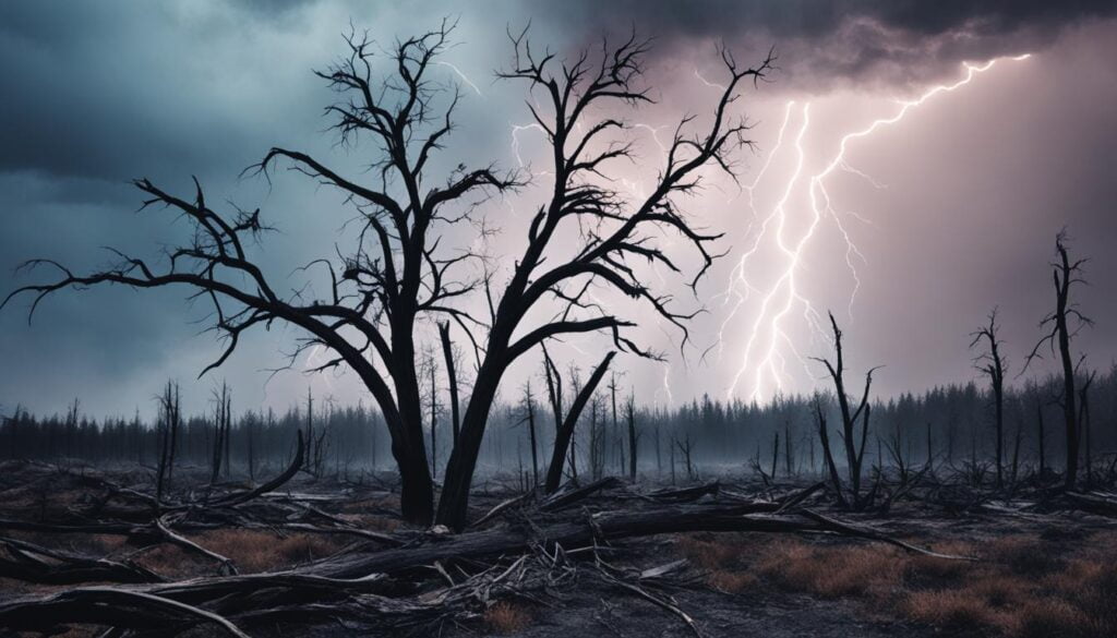 Dommages causés par la foudre Dommages causés par la foudre