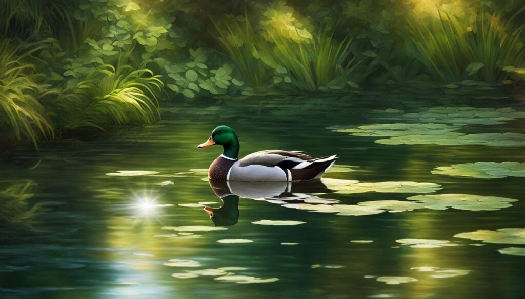 est-ce que c'est de la chance de voir un canard