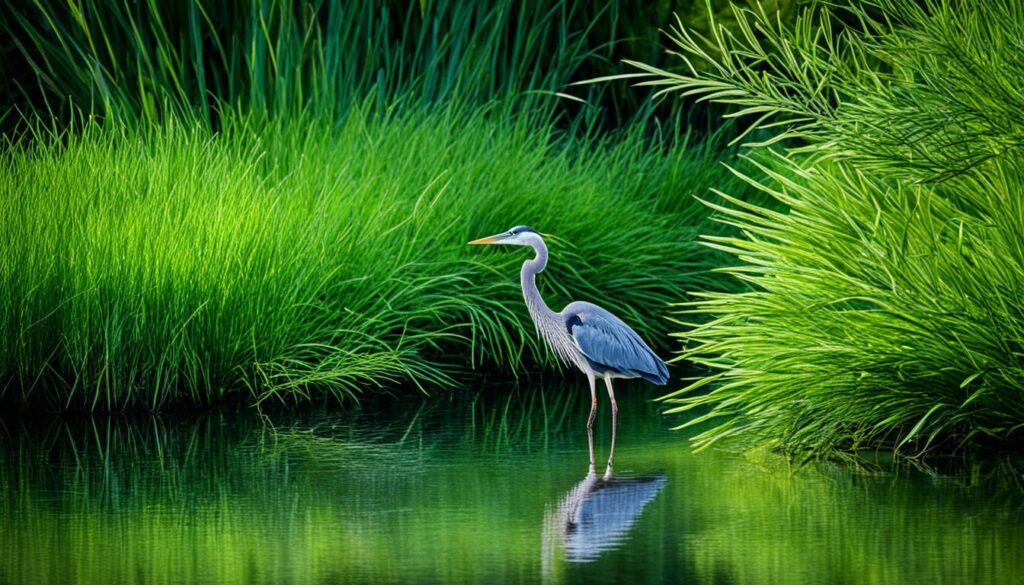 est-ce que c'est de la chance de voir un héron