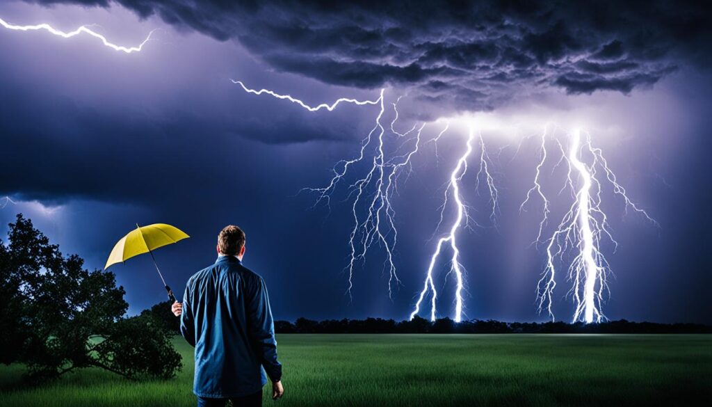 sécurité en cas d'orage sécurité en cas d'orage