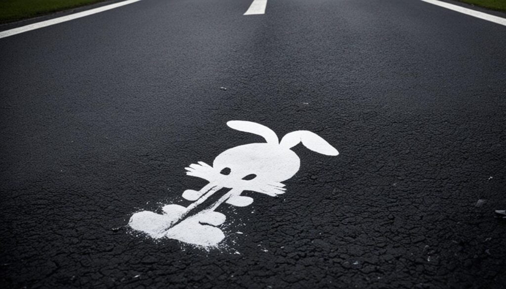 signification écraser un lapin