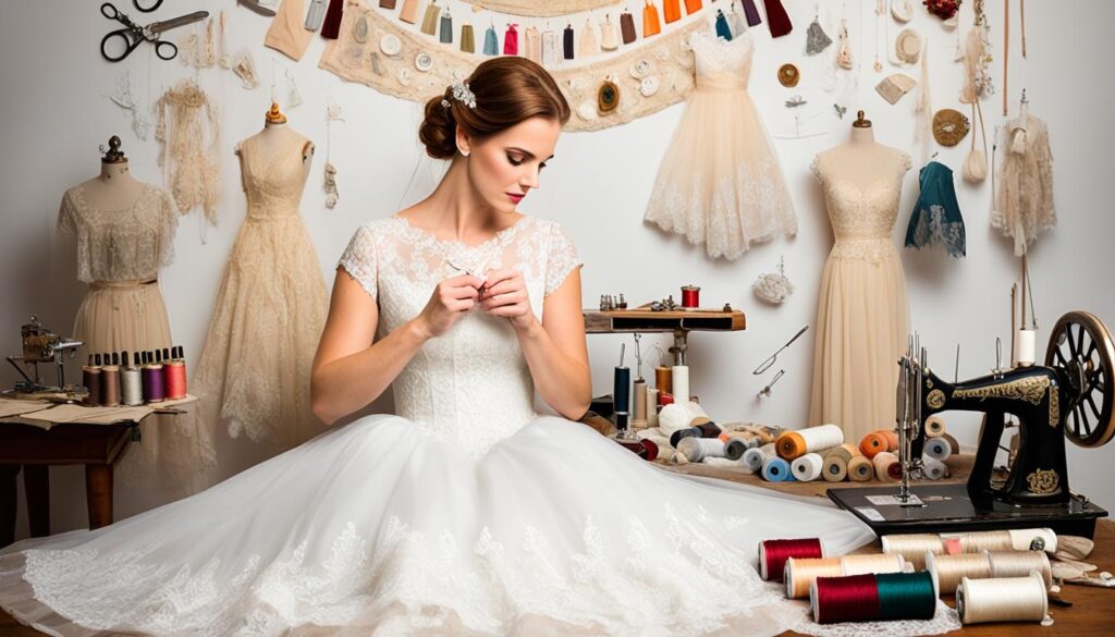 est-ce de la malchance de faire sa propre robe de mariée