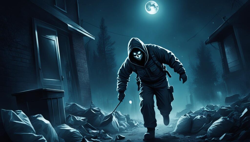 est-ce de la malchance de sortir les poubelles la nuit