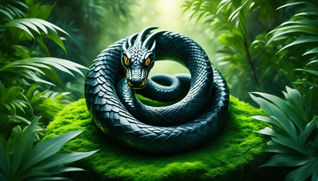 est-ce une chance de voir un serpent noir