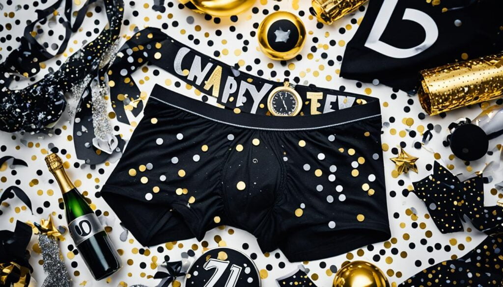 porter des sous-vêtements noirs à la Saint-Sylvestre porte malheur