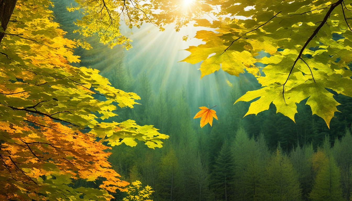 Attraper une feuille qui tombe, signe de chance ?