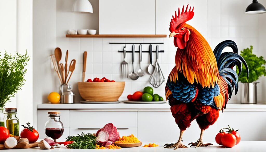 est-ce que c'est de la chance d'avoir un coq dans sa cuisine