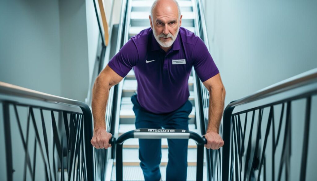 est-ce que c'est de la chance de tomber dans les escaliers